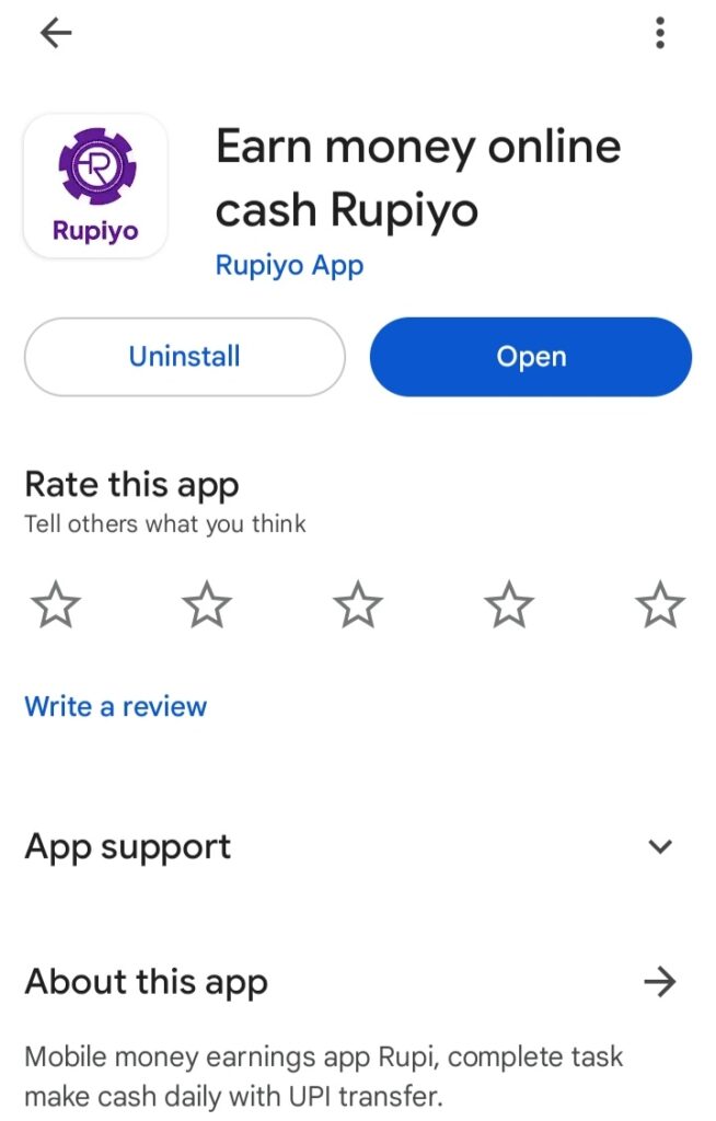 Best earning app 2025 rupiyo. App